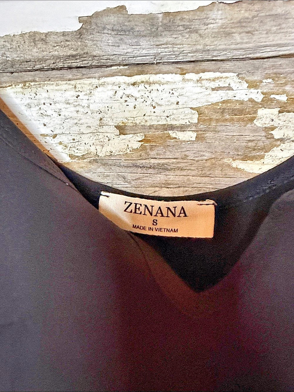 ZENANA Microfiber Notched Sleeveless Bodysuit Black Small(69 - Picture 4 of 4